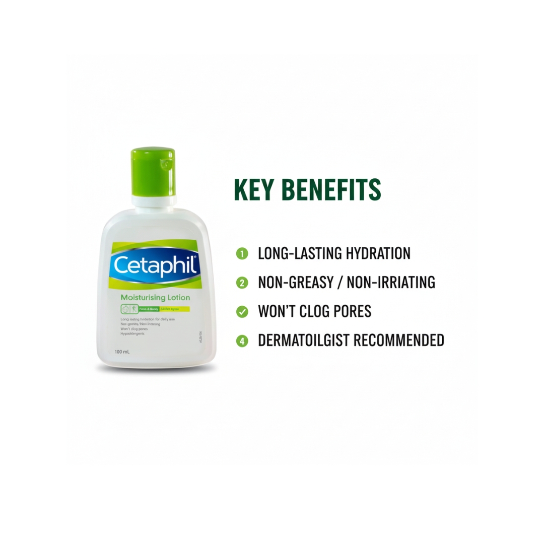 cetaphil moisturising lotion 100 ml, uses, price, benefits, buy online cetaphil moisturising lotion 100 ml, uses, price, benefits, buy online