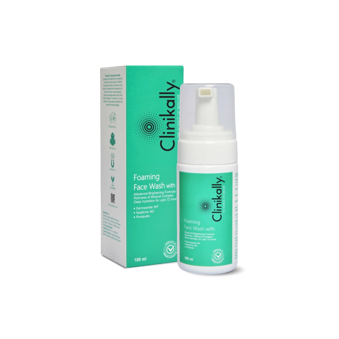 buy clinikally foaming face wash online, view uses, price, benefits, review
