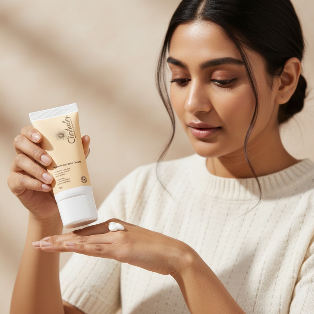 buy clinikally pigment corrector cream online, view uses, price, benefits, review